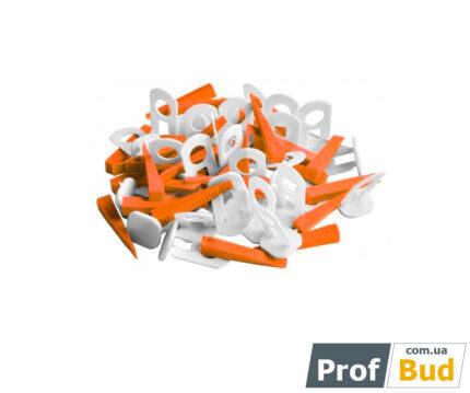 Кліпси + клини для вирівнювання плитки MINI 1,3 мм 30-компл