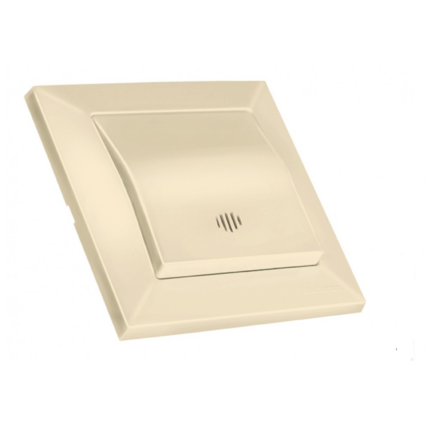 Вимикач 1кл, 10А, зі світловим індикатором, CANDELA, Mutlusan, крем 46-91-04