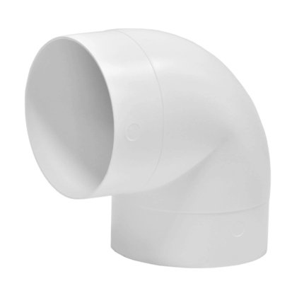 Коліно 90° для круглих каналів, d 100мм.