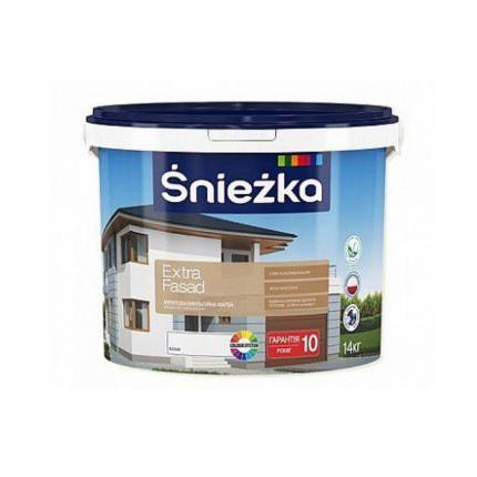 Фарба Екстра Фасад Сніжка (10л) (14 кг)