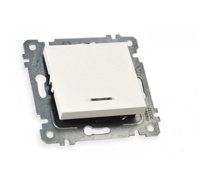 Механізм вимикача 1кл, 10А, зі світловим індикатором, RITA, Mutlusan, 47-00-60