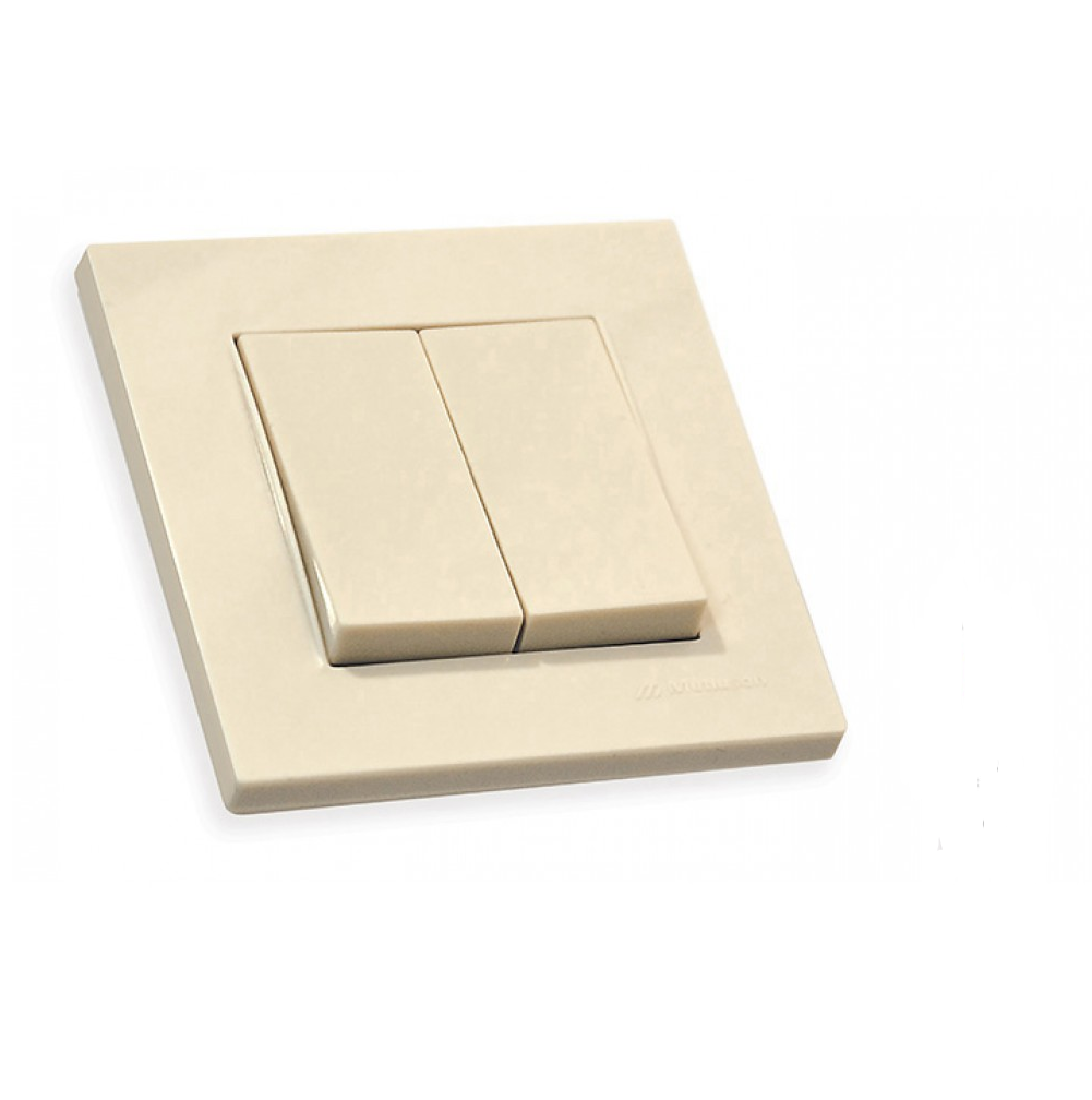 470201 Вимикач 2кл, 10А, RITA, Mutlusan, 47-02-01 - Зображення 1