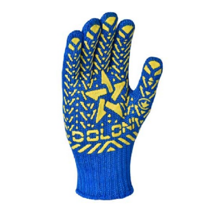587 Рукавички 'Doloni' з ПВХ-рис. сині 7 клас