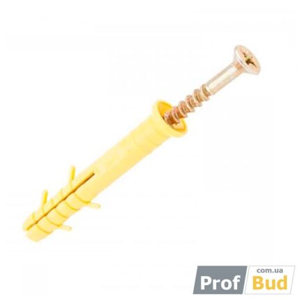 Дюбель SMT-P8*120 забивний д/швидк.монтаж поліпропіл.бортик потай (уп-50шт)