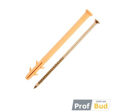 Дюбель SMT-G8*160 забивний д/швидк.монтаж поліпропіл.бортик грибоподібний. (уп-50шт)