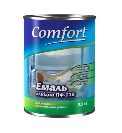 Емаль Comfort ПФ-115 зелена, 2.8 кг