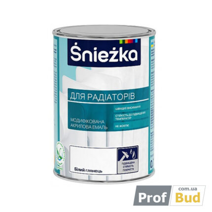 Фарба для радіаторів акрилова Sniezka, 2.5 л
