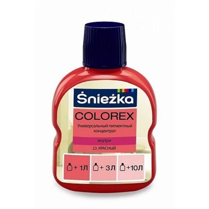 Пігмент Colorex №23 червоний, 100 мл