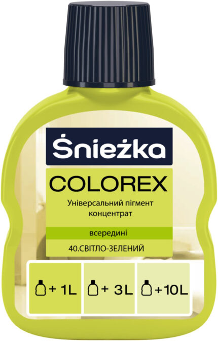 Пігмент Colorex №40 світло-зелений, 100 мл