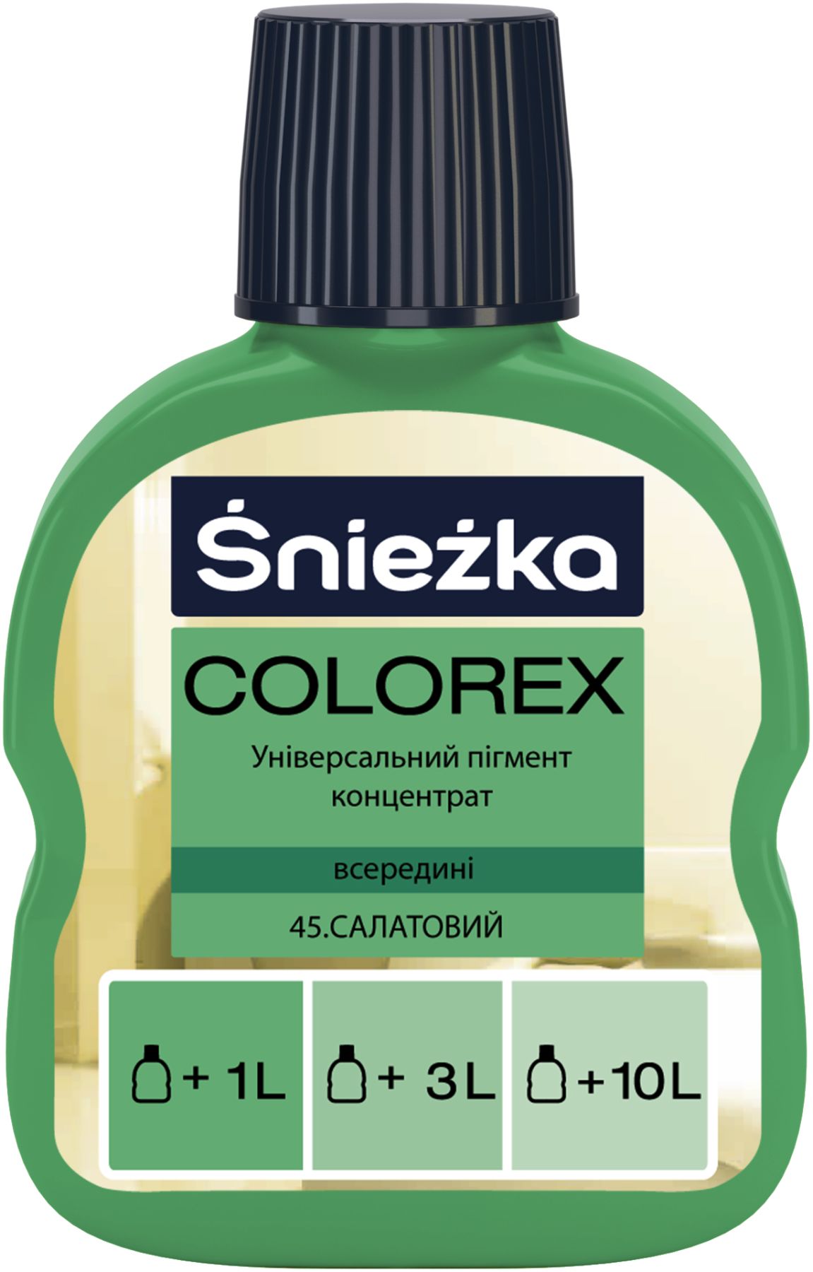 sniezka-colorex-45 Пігмент Colorex №45 салатовий, 100 мл - Зображення 1