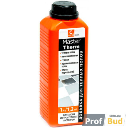 Добавка для теплої підлоги Coral Master Therm, 1л.