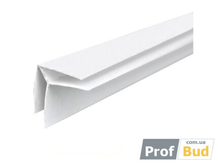 Кут ПВХ зовнішній білий 0,08 * 6м